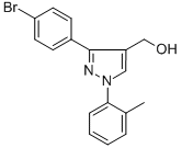 (3-(4-BROMOPHENYL)-1-O-TOLYL-1H-PYRAZOL-4-YL)METHANOL CAS#: 618441-83-1