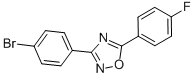 3-(4-BROMOPHENYL)-5-(4-FLUOROPHENYL)-1,2,4-OXADIAZOLE CAS#: 694521-68-1