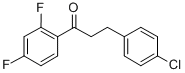 3-(4-CHLOROPHENYL)-2',4'-DIFLUOROPROPIOPHENONE CAS#: 654673-29-7