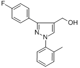 (3-(4-FLUOROPHENYL)-1-O-TOLYL-1H-PYRAZOL-4-YL)METHANOL CAS#: 618444-55-6