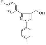 (3-(4-FLUOROPHENYL)-1-P-TOLYL-1H-PYRAZOL-4-YL)METHANOL CAS#: 618444-36-3