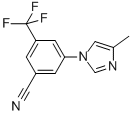3-(4-Methyl-1H-imidazol-1-yl)-5-(trifluoromethyl)benzonitrile CAS#: 641571-12-2
