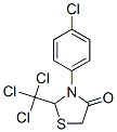 3-(4-chlorophenyl)-2-(trichloromethyl)thiazolidin-4-one CAS#: 6317-08-4