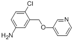 3-(5-AMINO-2-CHLOROBENZYLOXY)PYRIDINE CAS#: 642084-31-9