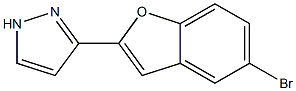 3-(5-broMo-1-benzofuran-2-yl)-1h-pyrazole CAS#: 666822-10-2