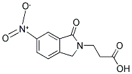 3-(6-NITRO-1-OXO-1,3-DIHYDRO-2H-ISOINDOL-2-YL)PROPANOIC ACID CAS#: 620099-68-5