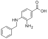 3-AMINO-4-BENZYLAMINO-BENZOIC ACID CAS#: 66315-38-6