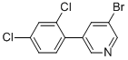3-BROMO-5-(2,4-DICHLOROPHENYL)PYRIDINE CAS#: 675590-24-6