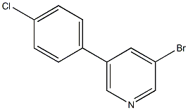 3-BROMO-5-(4-CHLOROPHENYL)PYRIDINE CAS#: 675590-22-4