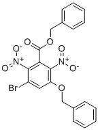 3-BROMO-5-BENZYLOXY-2,6-DINITROBENZOIC ACID BENZYL ESTER CAS#: 67973-25-5