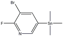 3-Bromo-2-fluoro-5-(trimethylstannyl)-pyridine CAS#: 697300-74-6