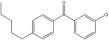 3-CHLORO-4'-N-PENTYLBENZOPHENONE CAS#: 64358-14-1
