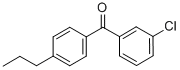 3-CHLORO-4'-N-PROPYLBENZOPHENONE CAS#: 64358-13-0