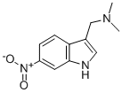 3-(DIMETHYLAMINOMETHYL)-6-NITROINDOLE CAS#: 6954-87-6