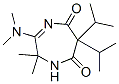 3-(Dimethylamino)-2,2-dimethyl-6,6-bis(1-methylethyl)-1H-1,4-diazepine-5,7(2H,6H)-dione CAS#: 69315-97-5
