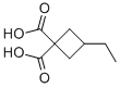 3-ETHYLCYCLOBUTANE-1,1-DICARBOXYLIC ACID CAS#: 69647-59-2