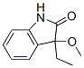 3-Ethyl-1,3-dihydro-3-methoxy-2H-indol-2-one CAS#: 66424-33-7