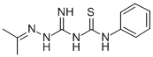 3-(ISOPROPYLIDENEAMINOAMIDINO)-1-PHENYLTHIOUREA CAS#: 63467-30-1