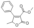 3-(METHOXYCARBONYL)-5-METHYL-4-PHENYL-3,4-DIDEHYDRO-GAMMA-BUTYROLACTONE CAS#: 69231-25-0
