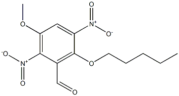3-Methoxy-2,5-dinitro-6-(pentyloxy)benzaldehyde CAS#: 619314-93-1