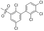 3-Methylsulfonyl-2,2',3',4',5-pentachlorobiphenyl CAS#: 66640-58-2