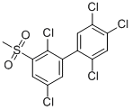3-Methylsulfonyl-2,2',4',5,5'-pentachlorobiphenyl CAS#: 66640-60-6