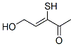 3-Penten-2-one, 5-hydroxy-3-mercapto- (9CI) CAS#: 528825-09-4