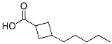 3-Pentylcyclobutanecarboxylic acid CAS#: 66016-19-1