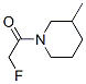 3-Pipecoline, 1-(fluoroacetyl)- (7CI,8CI) CAS#: 6442-80-4