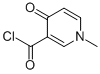 3-Pyridinecarbonyl chloride, 1,4-dihydro-1-methyl-4-oxo- (9CI) CAS#: 60219-04-7