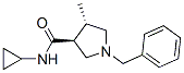 3-Pyrrolidinecarboxamide,N-cyclopropyl-4-methyl-1-(phenylmethyl)-,(3S,4S)- CAS#: 604798-25-6