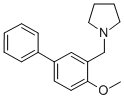 3-Pyrrolidino-N-methyl-4-methoxybiphenyl CAS#: 66839-98-3