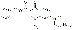 3-Quinolinecarboxylic acid, 1-cyclopropyl-7-(4-ethyl-1-piperazinyl)-6-fluoro-1,4-dihydro-4-oxo-, phenylMethyl ester CAS#: 686773-92-2