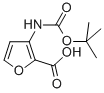 3-(TERT-BUTOXYCARBONYL) AMINO-L-2-FUROIC ACID CAS#: 655255-06-4