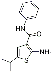 3-Thiophenecarboxamide,2-amino-5-(1-methylethyl)-N-phenyl-(9CI) CAS#: 590355-48-9