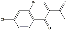 3-acetyl-7-chloroquinolin-4(1H)-one CAS#: 651331-06-5