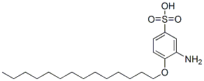 3-amino-4-(tetradecyloxy)benzenesulphonic acid CAS#: 67990-09-4