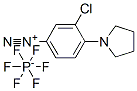 3-chloro-4-(1-pyrrolidinyl)benzenediazonium hexafluorophosphate CAS#: 68015-92-9
