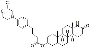 3-hydroxy-13,17-secoandrostan-17-oic-13,17-lactam (4-(bis(2-chloroethyl)amino)phenyl)butyrate CAS#: 68426-41-5