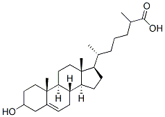 3-hydroxy-5-cholestenoic acid CAS#: 6561-58-6