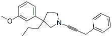 3-(m-Methoxyphenyl)-1-(3-phenyl-1-propynyl)-3-propylpyrrolidine CAS#: 69551-96-8