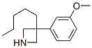 3-(m-Methoxyphenyl)-3-pentylazetidine CAS#: 66968-20-5