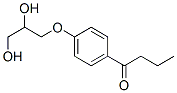 3-(p-Butyrylphenoxy)-1,2-propanediol CAS#: 63834-66-2