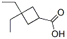 3,3-Diethylcyclobutanecarboxylic acid CAS#: 66016-24-8