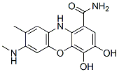 3,4-Dihydroxy-8-methyl-7-methylamino-10H-phenoxazine-1-carboxamide CAS#: 6363-78-6