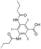 3,5-Bis(butyrylamino)-2,4,6-triiodobenzoic acid CAS#: 67032-30-8