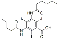 3,5-Bis(hexanoylamino)-2,4,6-triiodobenzoic acid CAS#: 67032-31-9