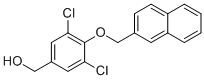 3,5-DICHLORO-4-(1-NAPHTHALENYLMETHOXY)-BENZENEMETHANOL CAS#: 664315-82-6