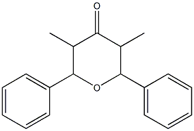 3,5-DiMethyl-2,6-diphenyldihydro-2H-pyran-4(3H)-one CAS#: 68226-09-5