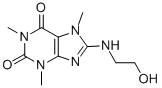 3,7-Dihydro-8-(2-hydroxyethylamino)-1,3,7-trimethyl-1H-purine-2,6-dione CAS#: 6320-10-1